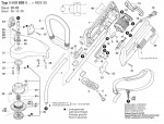 Bosch 0 600 826 042 AES 35 Electric Brushcutter 230 V / GB Spare Parts AES35